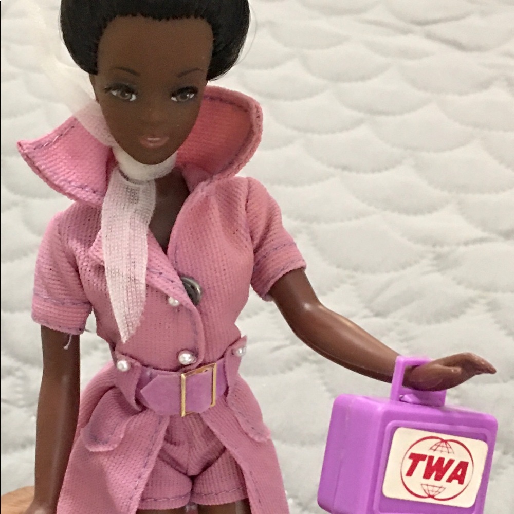VINTAGE RARE “TWA” AFRO-AMERICAN FLIGHT ATTENDANT